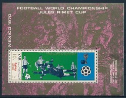 ** 1970 Futball Vilagbajnoksag (VIII.) Blokk Mi 133 - Altri & Non Classificati