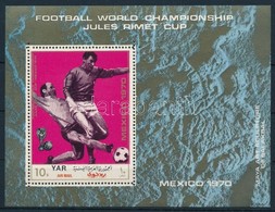 ** 1970 Futball Vilagbajnoksag (VIII.) Blokk Mi 134 - Autres & Non Classés