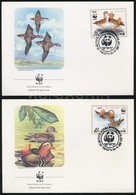 1987 WWF Mandarinrece Sor Mi 2865-2868 4 FDC - Otros & Sin Clasificación