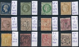 O 1853-1902 12 Db Korai Belyeg (Mi EUR 280,-) - Andere & Zonder Classificatie