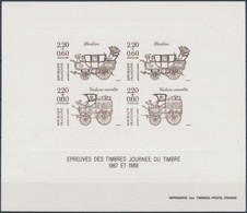 ** 1988 Belyegnap Epreuve De Luxe Blokk Mi 2600 + 2662 - Otros & Sin Clasificación