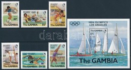 ** 1985 Olimpiai Eremgy?ztesek Sor Feluelnyomassal Mi 576-581 + Blokk Mi 17 - Altri & Non Classificati