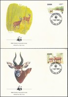 1984 WWF Sor Mi 1060-1063 4 Db FDC-n - Other & Unclassified