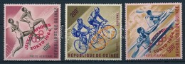 ** 1964 Nyari Olimpia: Tokio Sor Vegyes Feluelnyomassal Mi 239-241 - Altri & Non Classificati