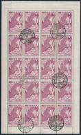 O 1955 Mi 641 Teljes Iv / Complete Sheet - Altri & Non Classificati