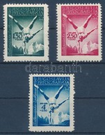 ** 1947 Balkani Sportjatekok Sor Mi 524-526 - Sonstige & Ohne Zuordnung