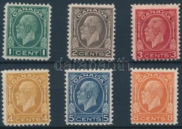 * 1932 Forgalmi Belyeg Sor / Definitive Stamp Set Mi 162-167 A - Other & Unclassified