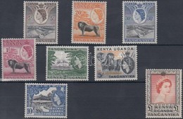 ** 1954 8 Klf Forgalmi Belyeg, Koezte Sor Zaroertek Mi 92 + 95-96 + 100 +102-105 - Altri & Non Classificati