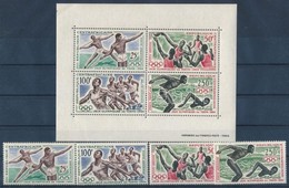 ** 1964 Olimpia Sor Mi 59-62 + Blokk Mi 2 - Other & Unclassified