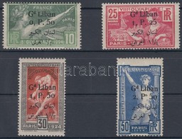 ** 1924 Parizsi Olimpiai Jatekok Sor Feluelnyomassal Mi 53-56 - Other & Unclassified