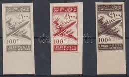 ** (*) 1953 Repuel? Mi 499 Fogazatlan Probanyomatok 3 Kueloenboez? Szinben, Az Egyik A Papir Gumis Oldalara Nyomva / Air - Otros & Sin Clasificación