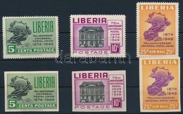 ** 1949 75 Eves Az UPU Fogazott Es Vagott Sor Mi 429-431 - Other & Unclassified