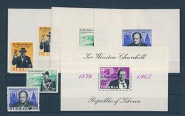 ** 1966 Winston Spencer Churchill Sor Mi 644A-644A + Blokk 37A + Deluxe Blokksor - Otros & Sin Clasificación