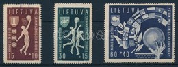 O 1938 Kosarlabda EB Mi 429-431 - Altri & Non Classificati