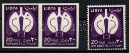* 1964 Tuberkulozis Mi 148 Vagott Par, Mindoessze 100 Peldany Keszuelt / Imperforate Pair, Only 1 Sheet Was Printed. Sig - Other & Unclassified