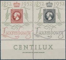 ** 1952 Nemzetkoezi Belyegkiallitas; 100 Eves A Luxemburg-i Belyeg Ueresmez?s Par Mi 488-489 - Altri & Non Classificati