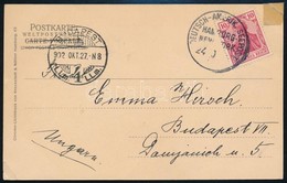 1902 Hamburg - New York Hajoposta Kepeslap - Other & Unclassified