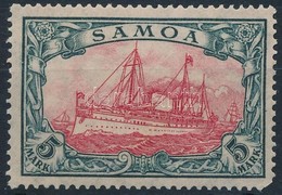 ** Samoa 1915 Csaszari Jacht Sor Zaroerteke Mi 23 II B (sarokfog Hiba / Corner Missing) - Other & Unclassified