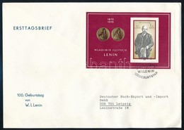 1970 Lenin Blokk Mi 31 FDC - Otros & Sin Clasificación