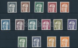 ** 1970-1971 Gustav Heinemann (I-II) 2 Klf Sor Mi 635-645 + 689-692 - Other & Unclassified