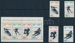 ** 1971 Olimpia Sor Mi 680-683 + Blokk 6 - Sonstige & Ohne Zuordnung