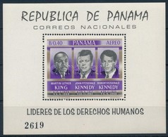 ** 1968 John Es Robert Kennedy, Martin Luther King Blokk Mi 102 - Otros & Sin Clasificación