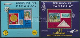 ** 1971 100 Eves A Paraguayi Belyeg Blokkpar Mi 166-167 MUESTRA - Otros & Sin Clasificación