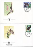 1988 WWF: Pillango Sor 4 Db FDC-n Mi 574-577 - Andere & Zonder Classificatie