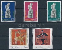 ** 1974-1975 Europa CEPT: Szobrok Es Festmenyek 2 Klf Sor Mi 1231-1233, 1281-1282 X - Altri & Non Classificati