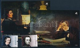 ** 2010 Chopin Es Schumann Sor Mi 3478-3479 + Blokksor Mi 292-293 - Sonstige & Ohne Zuordnung