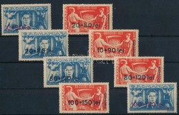 ** 1946 Nepfront Sor Feluelnyomassal Mi 921-928 - Sonstige & Ohne Zuordnung