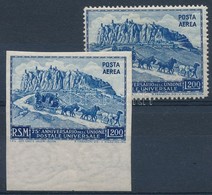 ** 1950 75 Eves Az UPU (II.) Mi 439 A+B - Altri & Non Classificati