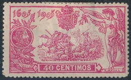 * 1905 Don Quijote Mi 225 (kis Betapadas / Gum Disturbance) - Otros & Sin Clasificación