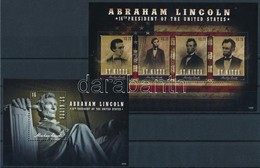 ** 2012 Abraham Lincoln Kisiv Mi 1301-1304  + Blokk Mi 124 - Sonstige & Ohne Zuordnung