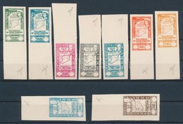 (*) 1943 Mi 465-473 Fogazatlan Ivszeli Probanyomatok Ertekjelzes Nelkuel / Imperfoarte Proofs Without Value - Other & Unclassified