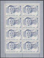 ** 1984 ?rkutatas: Jurij Gagarin Teljes Iv (hajtott) + Kisiv Mi 5361 / Folded Complete Sheet + Minisheet - Sonstige & Ohne Zuordnung