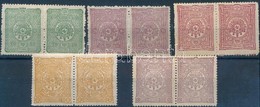 * 1892 Mi 69, 70a + B, 72-73 Parokban - Other & Unclassified