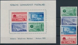 ** 1952 Nemzetkoezi Szervezetek Sor Mi 1305-1308 A + Blokk 4 - Altri & Non Classificati