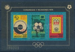 ** 1974 Labdarugas Blokk Mi 21 - Altri & Non Classificati