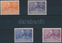 ** 1949 75 Eves Az UPU Sor Francia Felirattal Mi 137-140 - Otros & Sin Clasificación