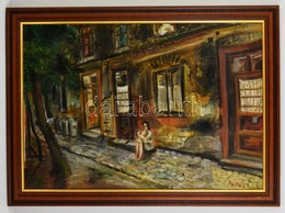 Detre Jelzessel: Anya A Gyermekevel. Olaj, Vaszon, Keretben, 60*80 Cm - Other & Unclassified