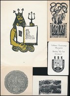 10 Db Magyar Ex Libris. Kueloenfele M?veszekt?l, Kueloenfele Technikakkal, Reszben Jelzett - Autres & Non Classés