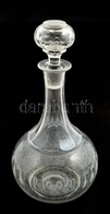 Dekorativ Ueveg Kioent? Dugoval, Jelzes Nelkuel,a Dugon Nagyon Apro Lepattanasokkal, M: 28 Cm - Glass & Crystal