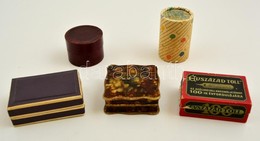 5 Db Regi, Reklamos Papirdobozka. Tollhegy Es Film / Vintage Paper Boxes - Andere & Zonder Classificatie