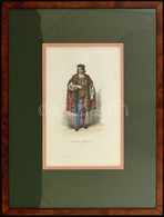 XIX: Sz. Eleji Divat Metszet Igenyes, Uevegezett Keretben / XIXth Century Fashion Etching In Glazed Frame 36x48 Cm - Autres & Non Classés