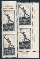 ** Ausztria 1912 2 Db Olimpiai Levelzaropar Ivszelekkel - Sin Clasificación