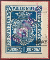 1924 Kiskunfelegyhaza R.T.V. 19 Sz. Okirati Illetekbelyeg (20.000) - Non Classificati