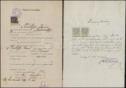 Cca 1925 3 Db Okmanybelyeges Irat Latvanyos Elfogazasokkal - Sin Clasificación