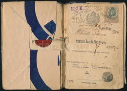 1892 Bognar Szamara Kiallitott Munkakoenyv Megviselt Allapotban - Sin Clasificación