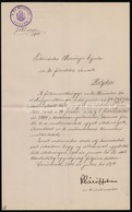 1901 Sovar (Totsovar, Ma Solivar, Szlovakia), A Sovari Magyar Kiralyi Erd?hivatal Fizetesi Ertesitese Merenyi Gyula (?-? - Non Classificati